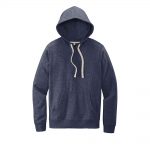 Custom Branded District Hoodies - Heathered Navy