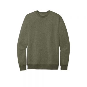 Branded District VIT Fleece Crew Heathered Olive