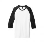 Custom Branded District T-Shirts - Black/White