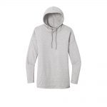 Custom Branded District Hoodies - Light Heather Grey