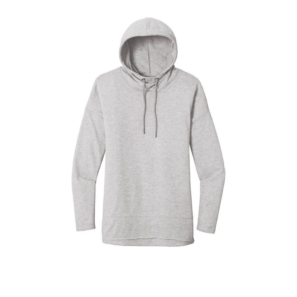 Branded District Women’s Featherweight French Terry Hoodie Light Heather Grey
