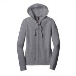 Custom Branded District Hoodies - Dark Heather Grey