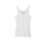 Branded District Women’s VIT Rib Tank White