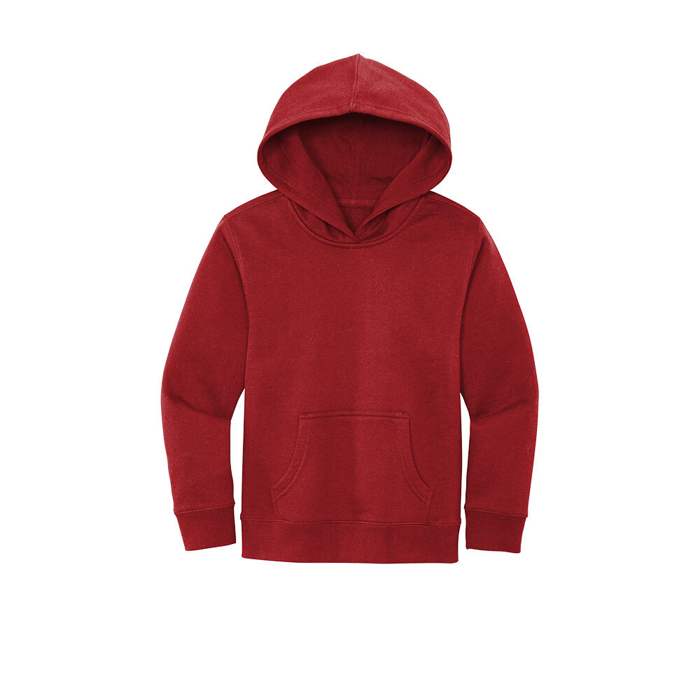 Branded District Youth VIT Fleece Hoodie Classic Red