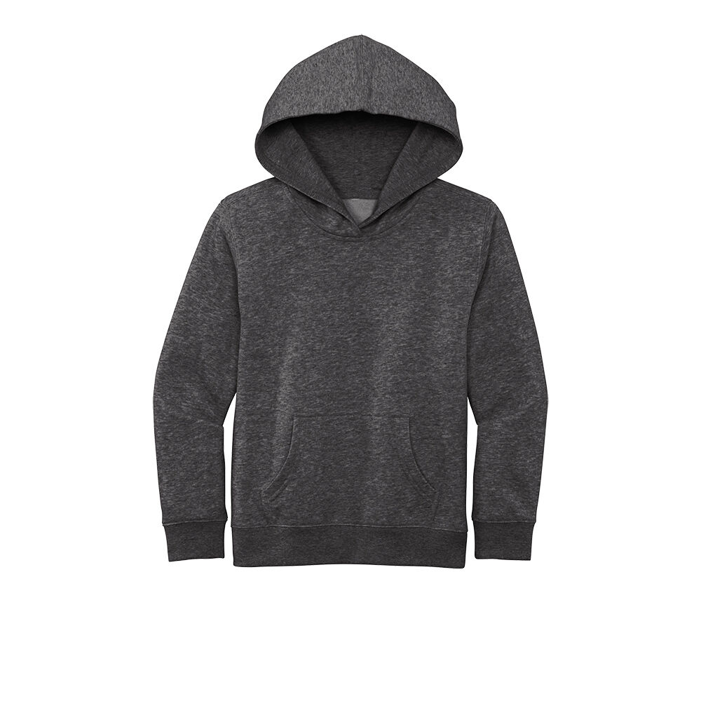 Branded District Youth VIT Fleece Hoodie Heathered Charcoal