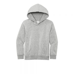 Branded District Youth VIT Fleece Hoodie Light Heather Grey