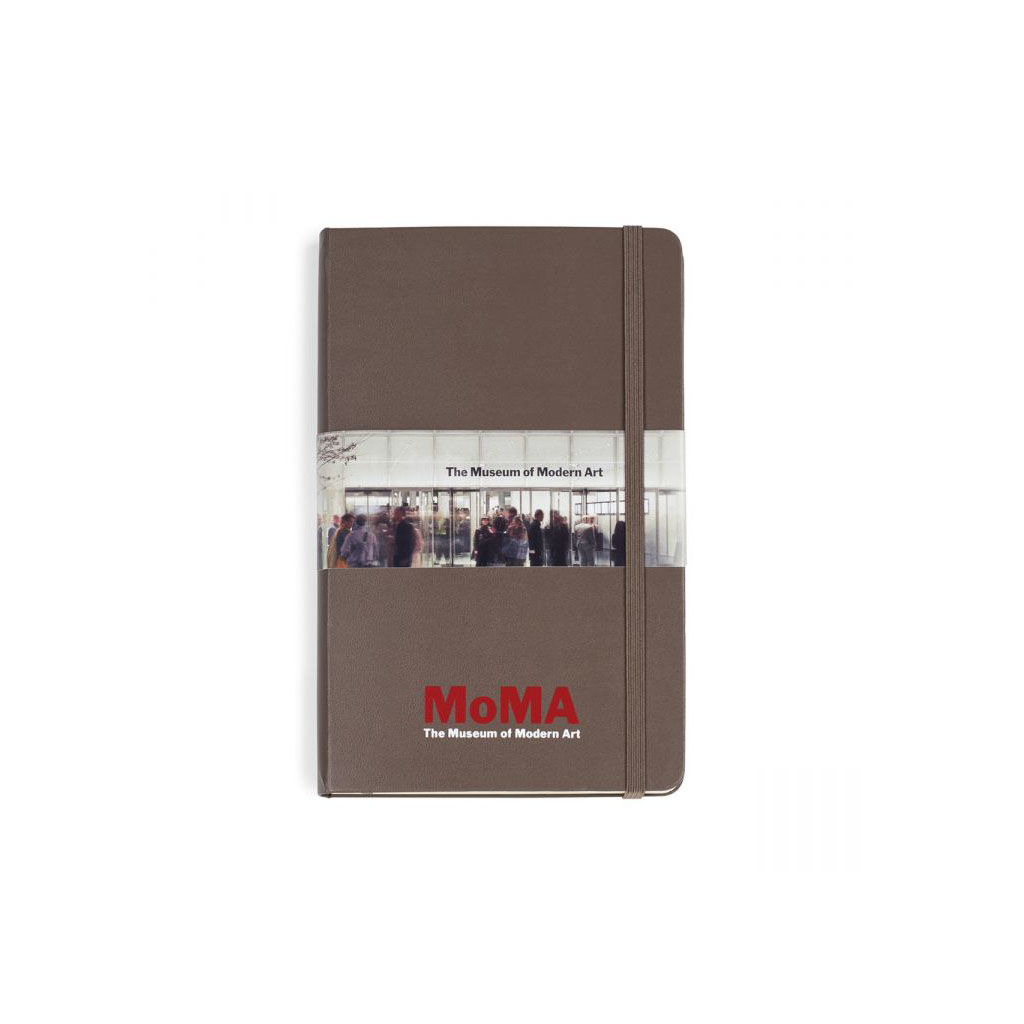 Branded Moleskine Hard Cover Ruled Large Notebook Brown
