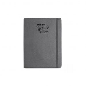 Branded Moleskine Hard Cover Ruled X-Large Notebook Slate Grey