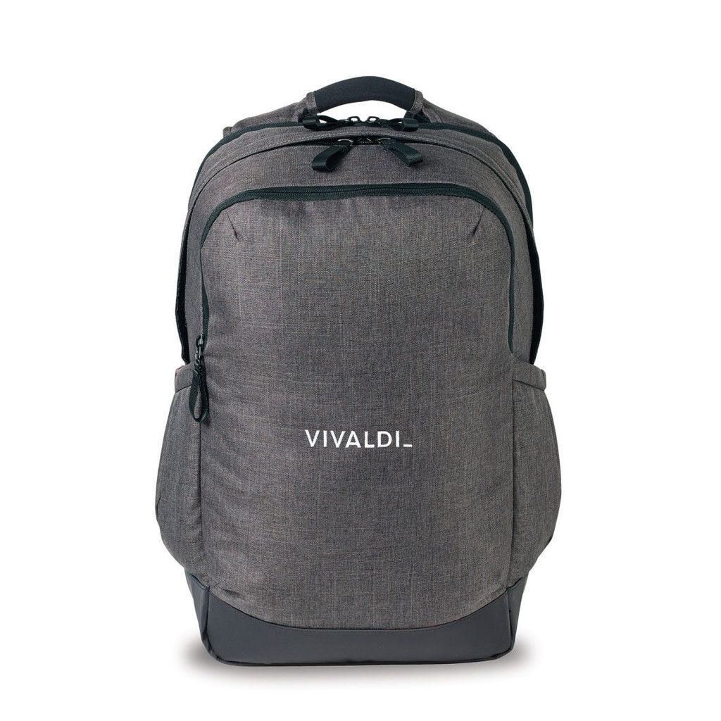 Branded Heritage Supply Tanner Deluxe Computer Backpack Charcoal Heather
