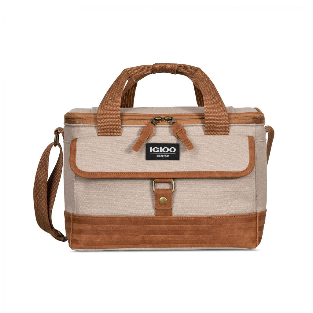 Branded Igloo® Legacy Lunch Companion Cooler Vintage Khaki