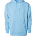 Custom Branded Independent Trading Co Hoodies - Blue Aqua