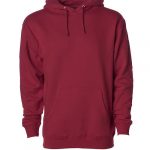 Custom Branded Independent Trading Co Hoodies - Cardinal