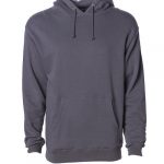 Branded Independent Trading Co. Heavyweight Hooded Sweatshirt Charcoal (Solid)