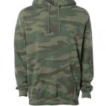 Custom Branded Independent Trading Co Hoodies - Forest Camouflage
