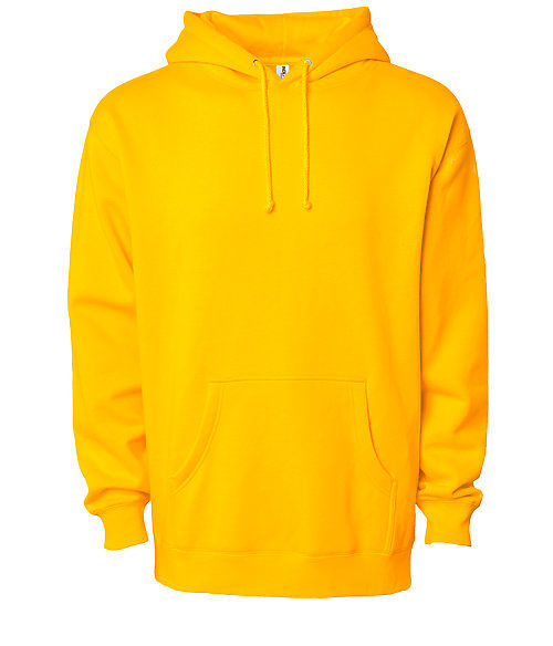 Branded Independent Trading Co. Heavyweight Hooded Sweatshirt Gold