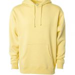 Custom Branded Independent Trading Co Hoodies - Light Yellow