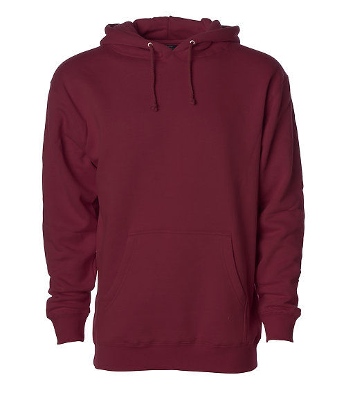 Custom Branded Independent Trading Co Hoodies - Maroon