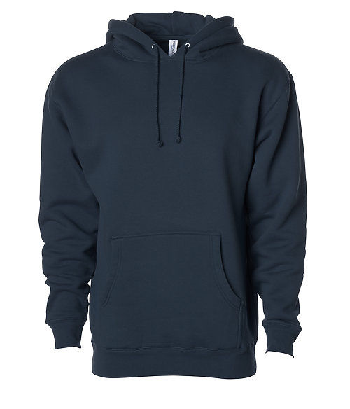 Branded Independent Trading Co. Heavyweight Hooded Sweatshirt Navy