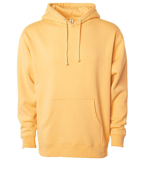 Branded Independent Trading Co. Heavyweight Hooded Sweatshirt Peach
