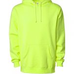 Custom Branded Independent Trading Co Hoodies - Safety Yellow