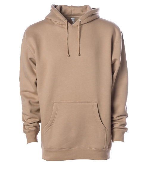 Branded Independent Trading Co. Heavyweight Hooded Sweatshirt Sandstone