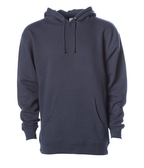 Branded Independent Trading Co. Heavyweight Hooded Sweatshirt Slate Blue