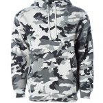 Custom Branded Independent Trading Co Hoodies - Snow Camouflage