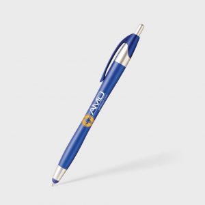 Branded Javalina® Spring Stylus Pen Blue
