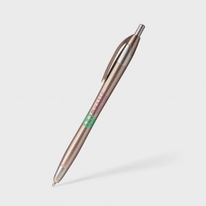 Branded Javalina® Spring Stylus Pen Champagne