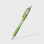 Branded Javalina® Spring Stylus Pen Green