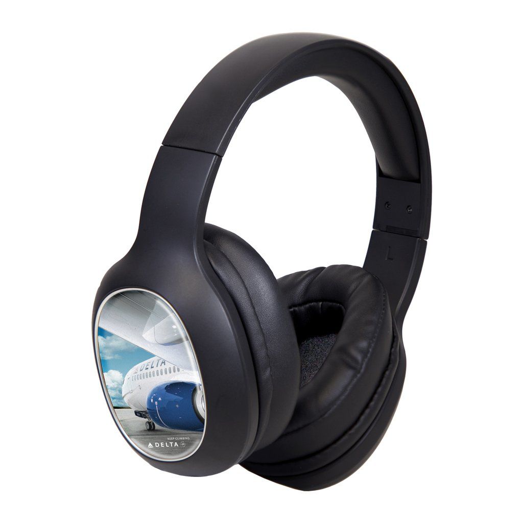 Custom Branded MyWorld Headphones - Black