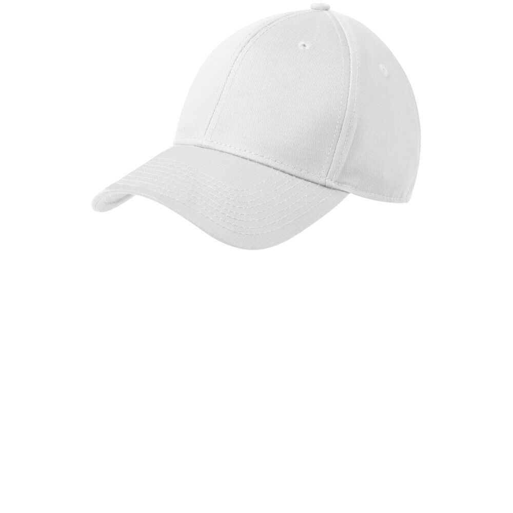 Branded New Era Adjustable Structured Cap White