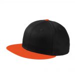Custom Branded New Era Hats - Black/Team Orange