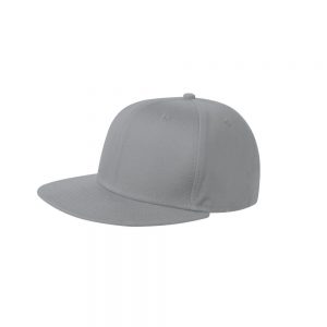 Branded New Era Flat Bill Snapback Cap Grey