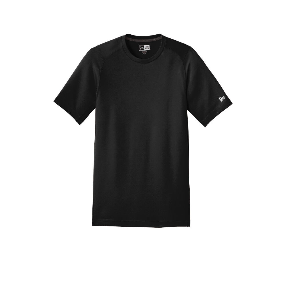 Branded New Era Series Performance Crew Tee Black Solid