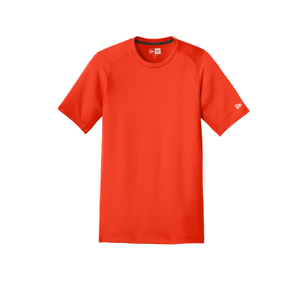 Custom Branded New Era T-Shirts - Deep Orange