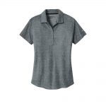 Branded Nike Ladies Dri-FIT Crosshatch Polo Cool Grey/Anthracite