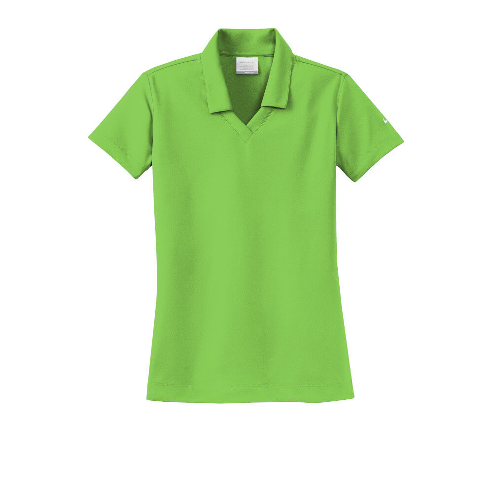 Branded Nike Ladies Dri-FIT Micro Pique Polo Action Green