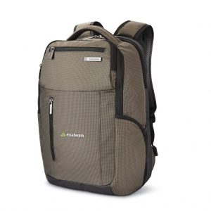 Branded Samsonite Tectonic Cross Fire Computer Backpack Green - Black