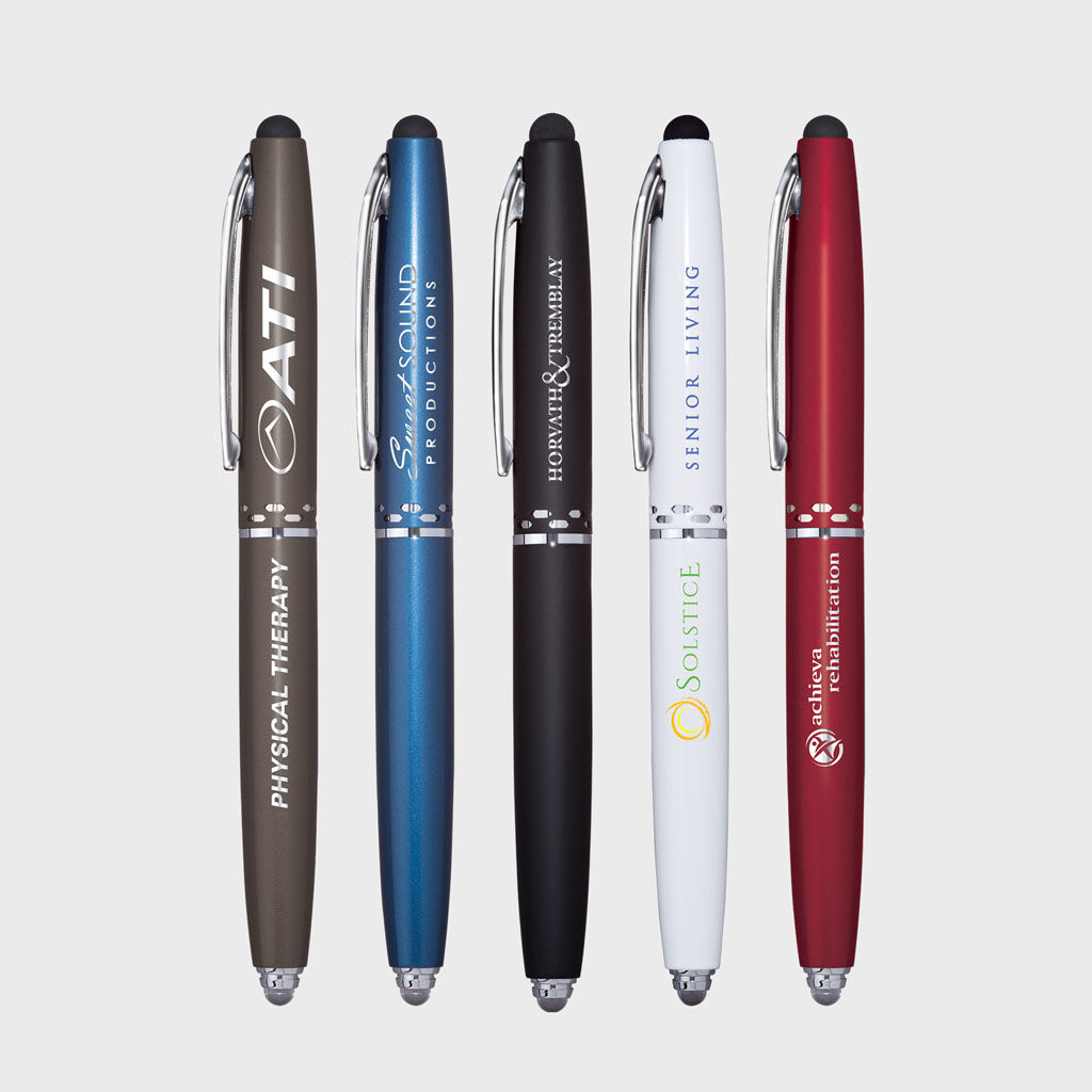 Custom Branded Hub Pen Pens - Gunmetal