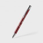 Branded Sonata® Glass Pen Red