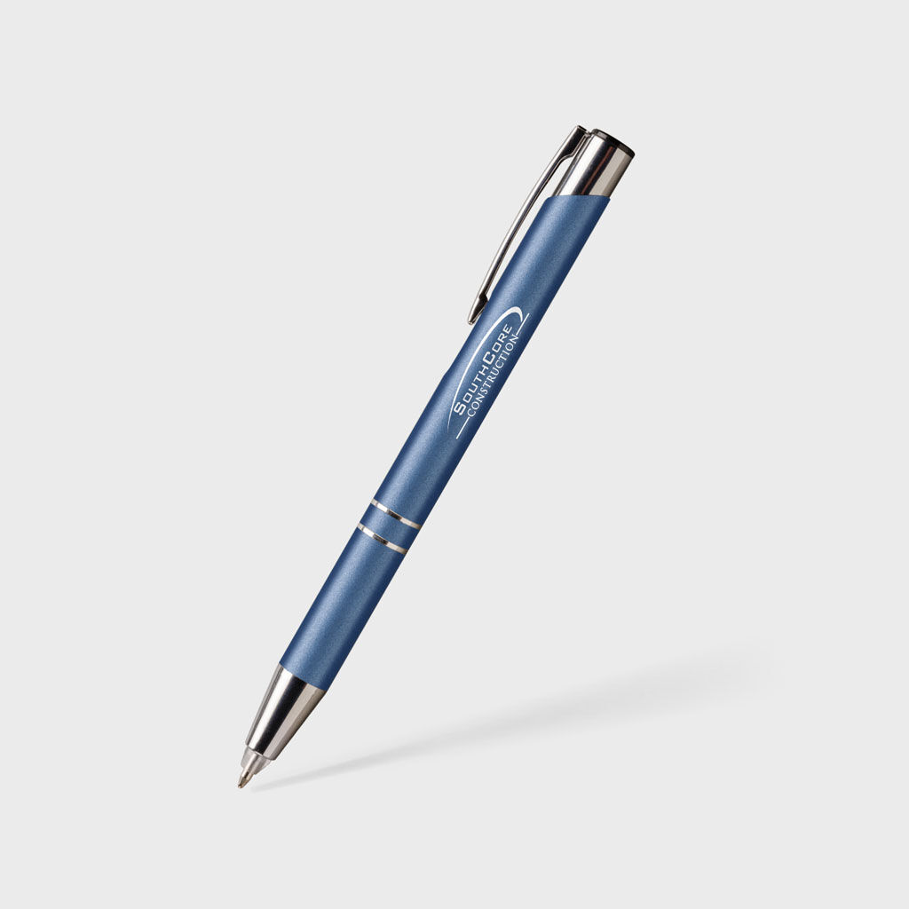 Custom Branded Hub Pen Pens - Blue