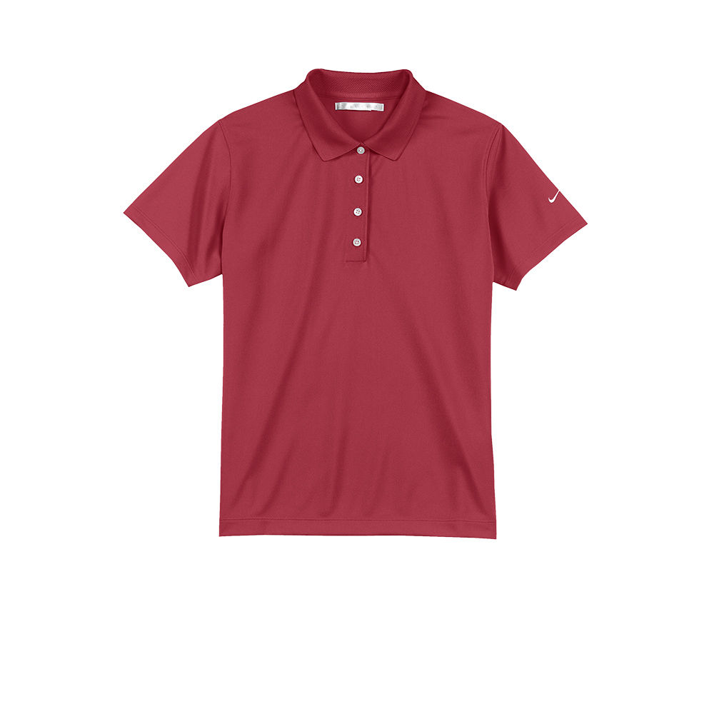 Branded Nike Ladies Tech Basic Dri-FIT Polo Pro Red