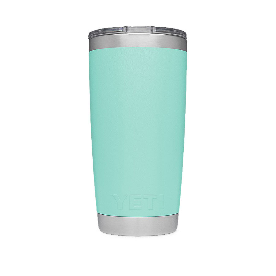 Branded YETI 20oz Rambler Seafoam