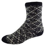 Branded Fashion Fuzzy Feet Gray/Black Pattern