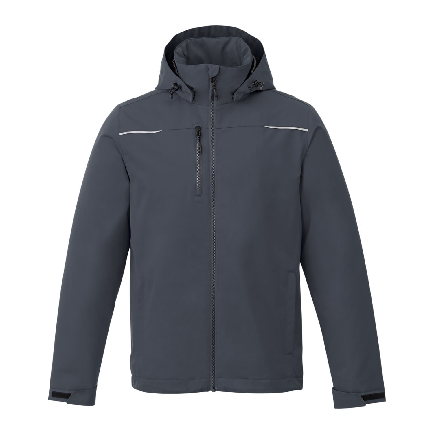 Branded Mens COLTON Fleece Lined Jacket Grey Storm