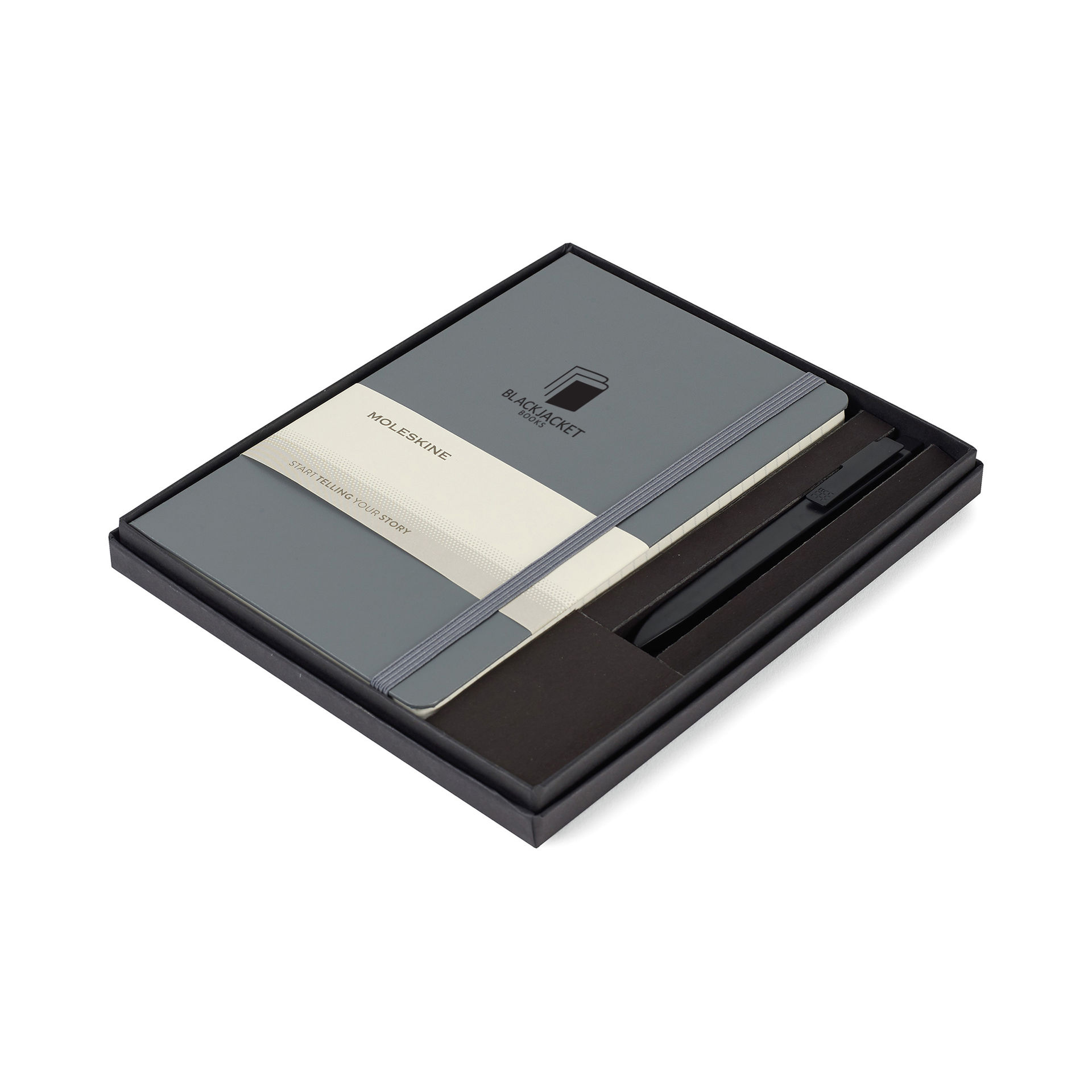 Custom Branded Moleskine Notebooks - Slate Grey