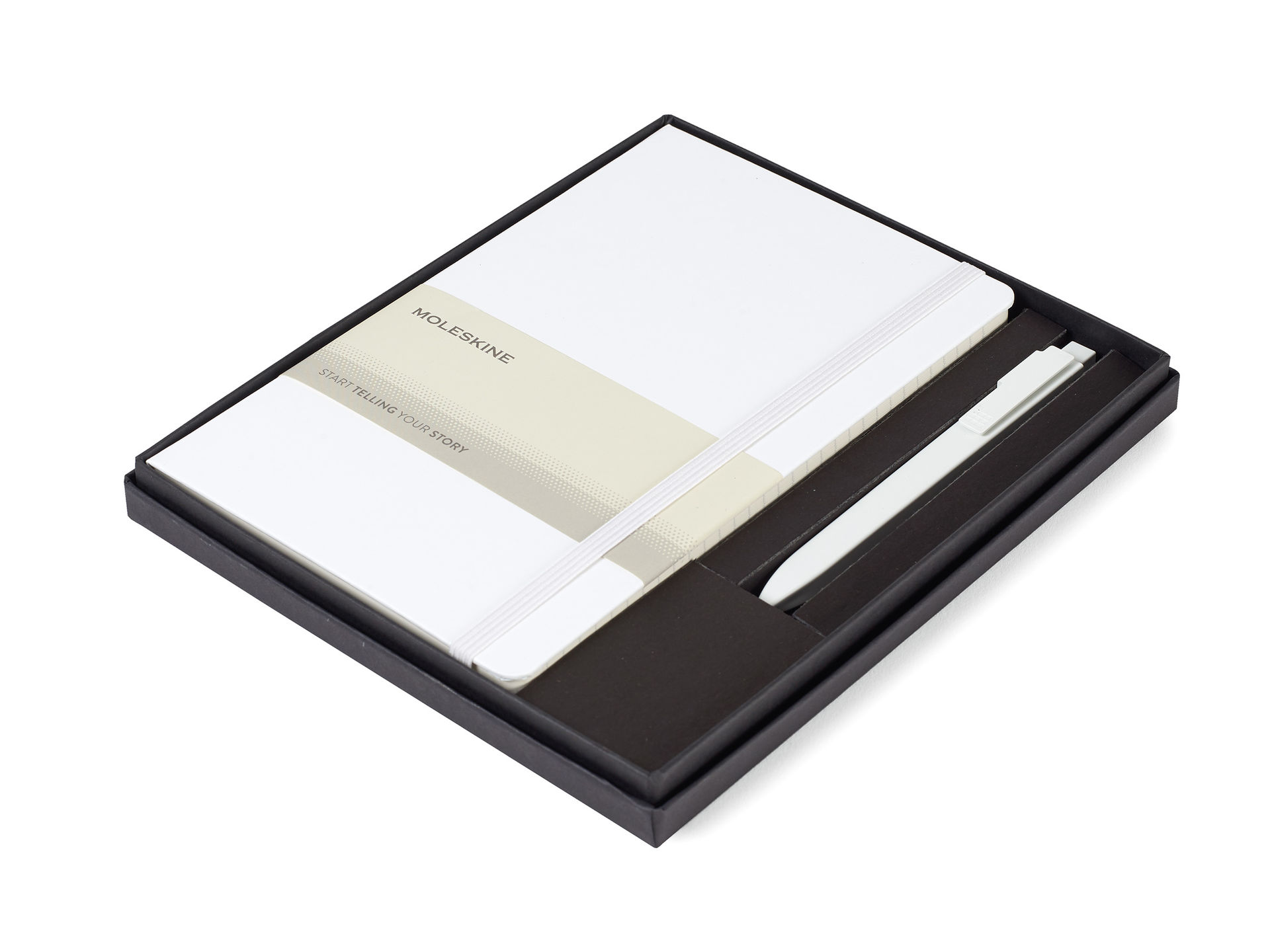 Custom Branded Moleskine Notebooks - White
