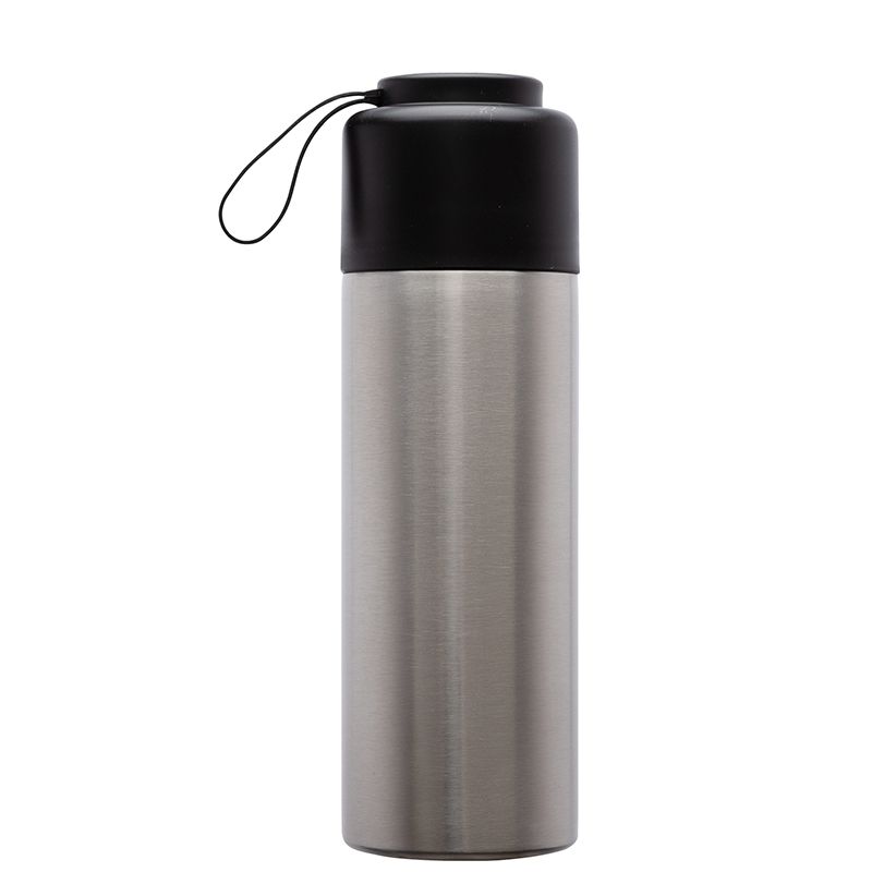 Branded Perka® Brixton 17 oz. Double Wall, Stainless Steel Water Bottle Steel