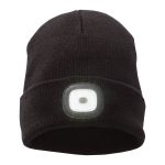 Custom Branded Unisex Mighty LED Knit Toque - Black